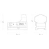Kolimator otwarty Hawke Reflex Sight Wide View Circle Dot